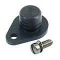 James, speedo drive block-off plug & bolt kit — 36-84 4-speed Big Twin with transmission driven speedometer (NU)
