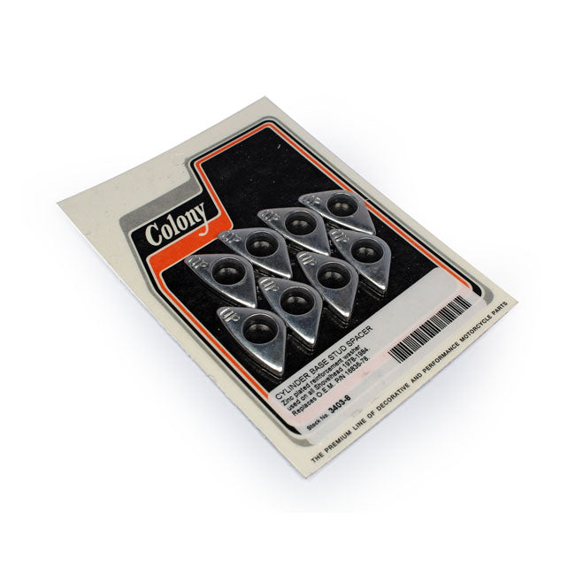 Colony, cylinder base stud spacers set. Zinc