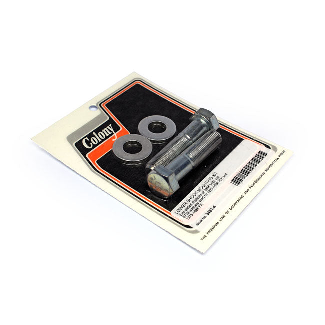 Colony, lower shock mount kit. Zinc