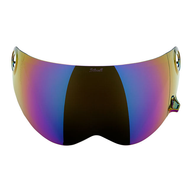 Biltwell Lane Splitter Gen-2 shield rainbow mirror
