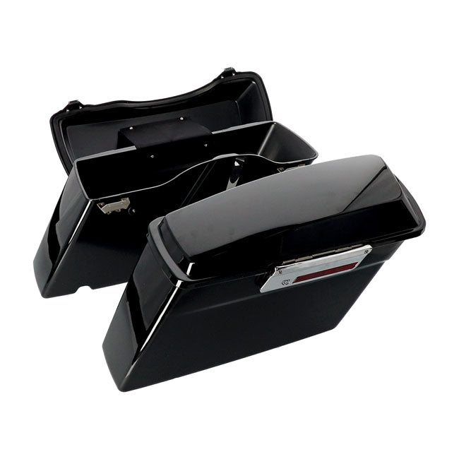 Standard saddlebag set. Black — 94-13 FLT/Touring (NU)