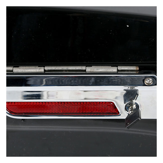 5" down extended saddlebag set. Black — 94-13 FLT/Touring (NU)