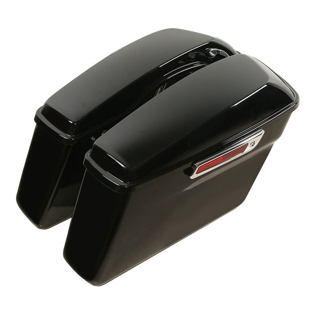 Standard saddlebag set. Black — 14-25 FLT/Touring (excl. 23-25 FLTRXSE; 24-25 FLTRXSTSE; 23-25 FLHXSE; 24-25 FLHX; 2025 FLHXU; 24-25 FLTRX)