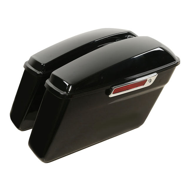 Standard saddlebag set. Black — 14-25 FLT/Touring (excl. 23-25 FLTRXSE; 24-25 FLTRXSTSE; 23-25 FLHXSE; 24-25 FLHX; 2025 FLHXU; 24-25 FLTRX)