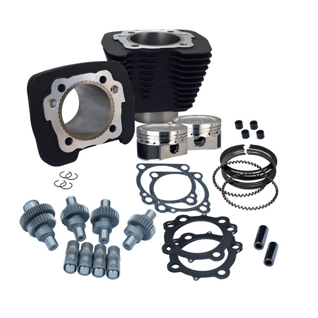 S&S, 883-1200 Hooligan big bore cyl. & piston kit — 00-22 XL883 (NU)