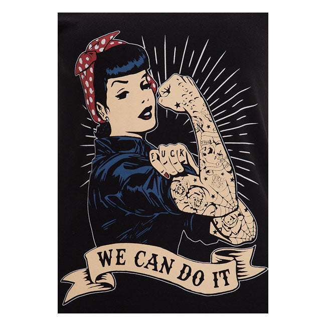 Queen Kerosin We Can Do It t-shirt black