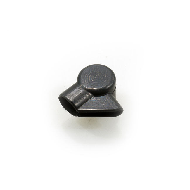 Battery cable boot. Black rubber — Various H-D models
