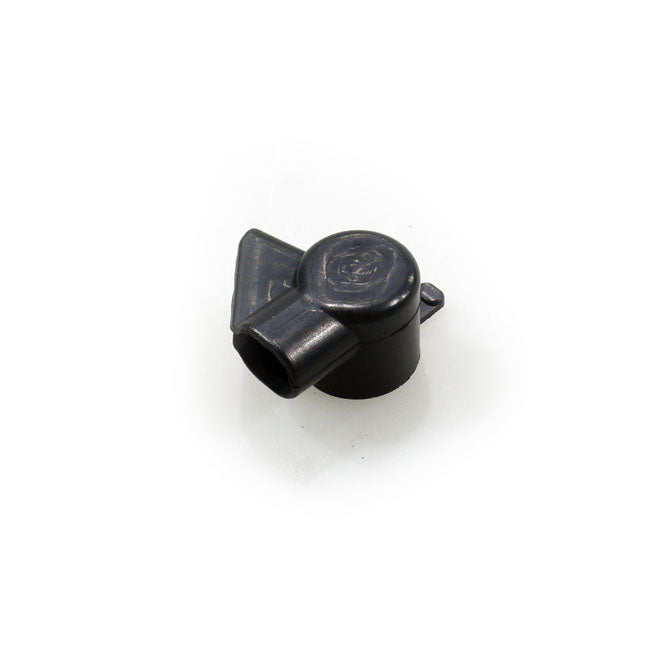 Battery cable boot. Black rubber — Various H-D models