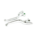 Handlebar lever kit, wide blade, chrome — Cable operated - 18-24 Softail (NU)