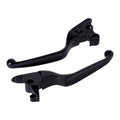 Handlebar lever kit, wide blade, black — Cable operated - 18-24 Softail (NU)