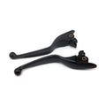 Handlebar lever kit, wide blade, black — Hydraulic operated clutch - 17-20 FLT/Touring; 19-20 Trikes (NU)