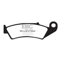 EBC Carbon X / TT series brake pads — Front: Honda: 88-90 XR 600 RJ/RK/RL; 91-92 XR 600 RM/RN