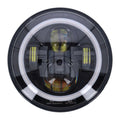 Bright, 7" LED headlamp. Black