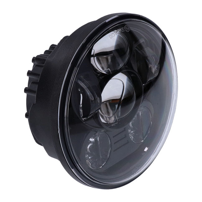 Bright, 5-3/4" LED headlamp unit. Black