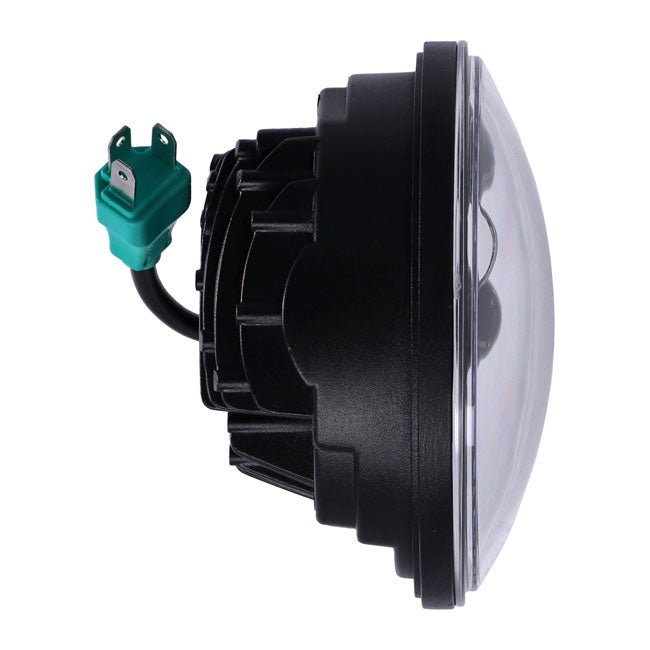 Bright, 5-3/4" LED headlamp unit. Black