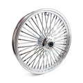 MCS radial 48 fat spoke front wheel 3.50 x 23 DF chrome