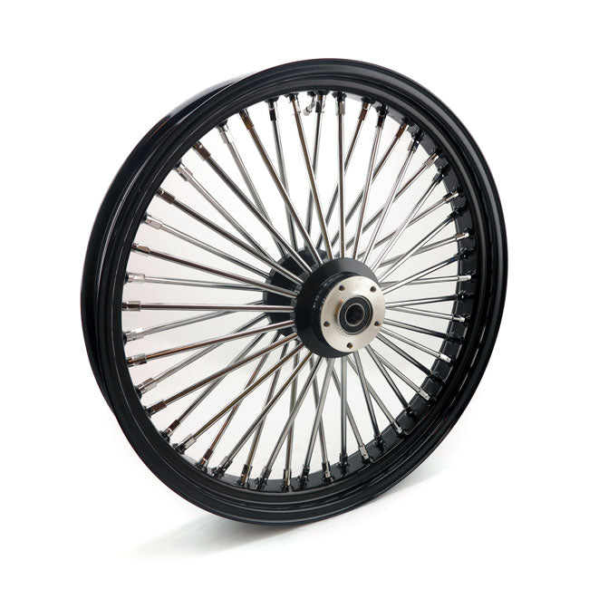 MCS radial 48 fat spoke front wheel 3.50 x 23 DF black — Custom applications