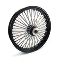MCS radial 48 fat spoke front wheel 3.50 x 23 DF black — Custom applications