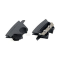 Head bolt bridge cover set. Finned, black — 18-25 Softail; 17-25 FLT/Touring (23-25 FLTRXSE; 24-25 FLTRXSTSE; 23-25 FLHXSE; 24-25 FLTRX; 24-25 FLHX; 2025 FLHXU); 17-25 Trikes