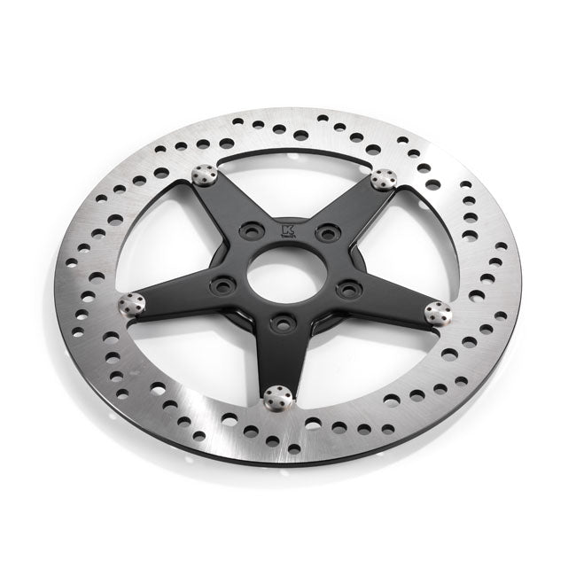 K-Tech drilled brake rotor stainless steel 11,5" — Upto 1999 models