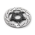 K-Tech drilled brake rotor stainless steel 8.5" — 00-14 Softail; 00-05 Dyna; 00-07 FLT/Touring; 00-13 XL Sportster; 08-12 XR1200 (NU)