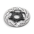 K-Tech drilled brake rotor stainless steel 8,5" — 00-25 Softail (excl. 2017 FXSE); 00-17 (NU) Dyna (excl. FXDLS); 00-07 (NU) FLT/Touring; 00-10 (NU) XL Sportster