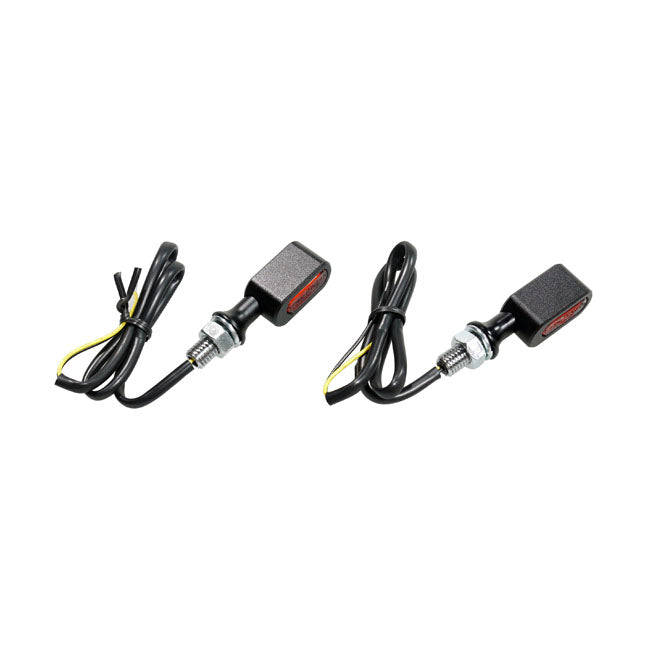 Fastline, LED 3-1 taillight/turn signals. Black/amber lens