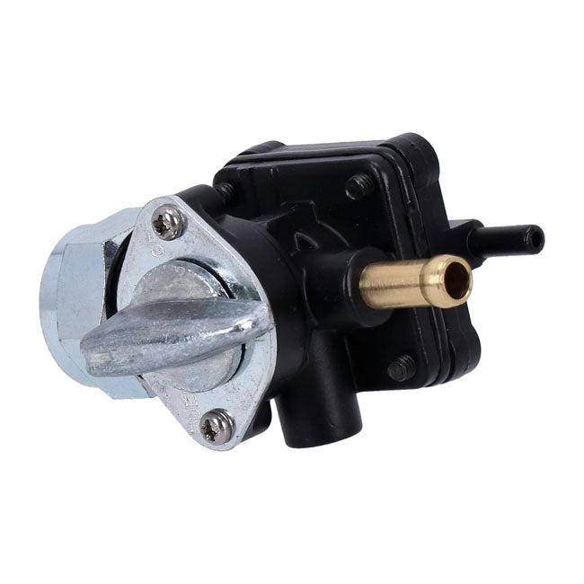 OEM style vacuum petcock. Black — 95-06 XL Sportster. Carbureted models only. (NU)