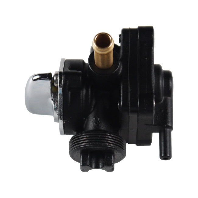 OEM style vacuum petcock. Black — 02-06 Softail; 01-05 Dyna; 02-06 FLT/Touring (NU)