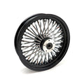 MCS radial 48 fat spoke front wheel 3.50 x 16 DF black