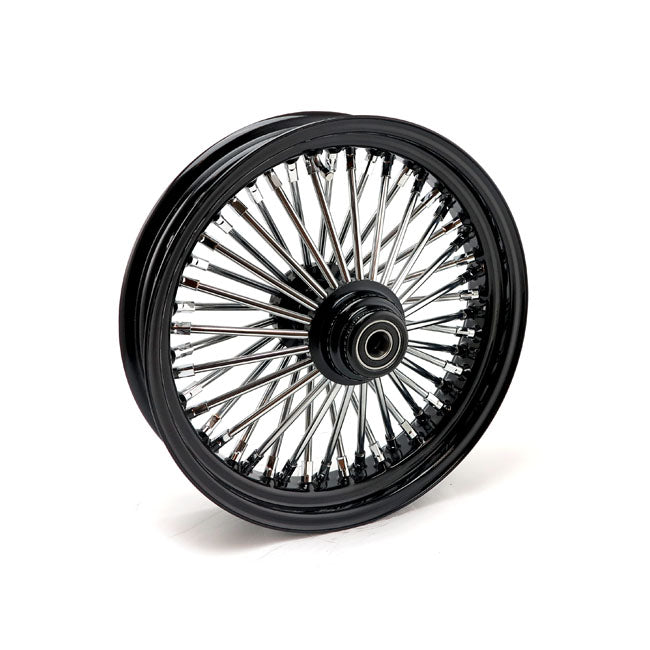 MCS radial 48 fat spoke front wheel 3.50 x 16 SF black — 04-05 FXDWG