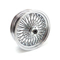 MCS radial 48 fat spoke rear wheel 5.50 x 16 chrome — 06-07 Dyna; 02-07 FLT/Touring (NU)