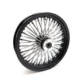MCS radial 48 fat spoke front wheel 3.50 x 18 DF black