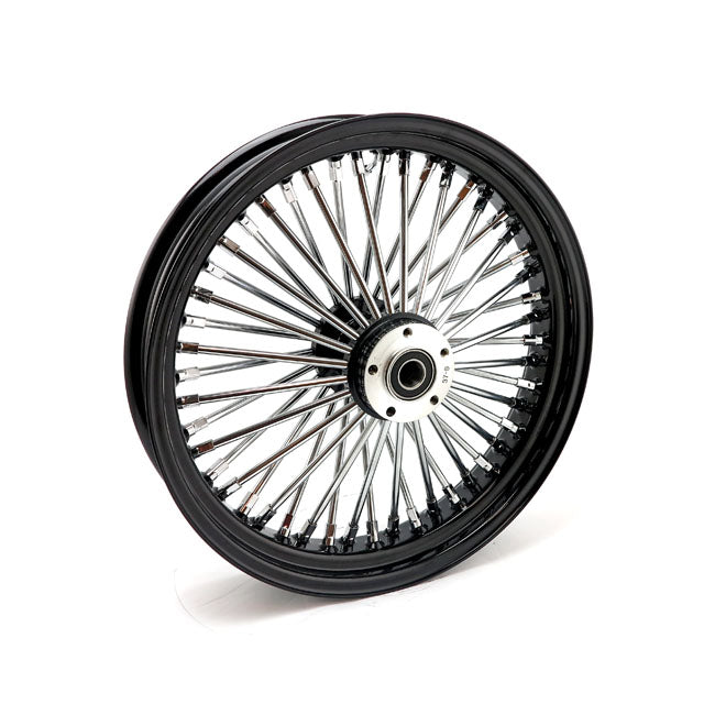 MCS radial 48 fat spoke front wheel 3.50 x 18 SF black