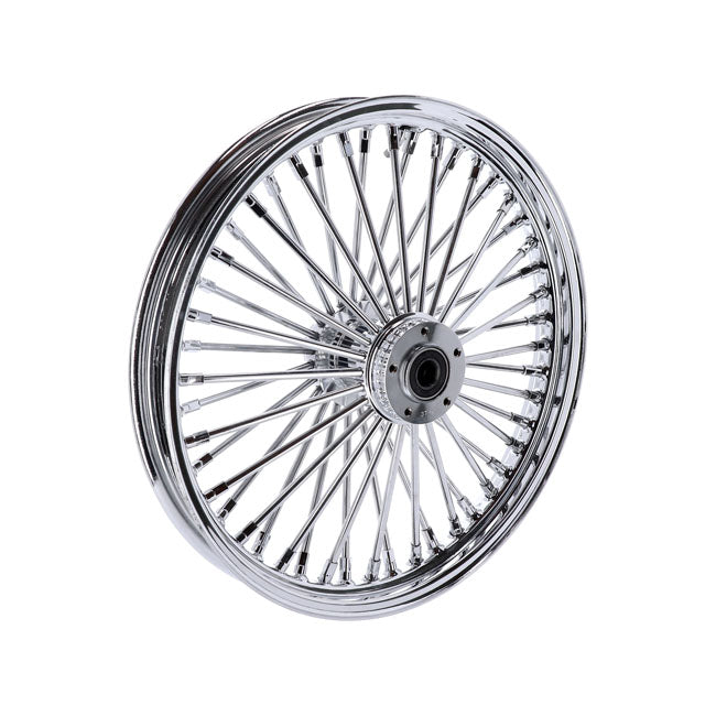MCS radial 48 fat spoke front wheel 2.15 x 19 SF chrome