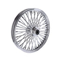 MCS radial 48 fat spoke front wheel 2.15 x 19 SF chrome