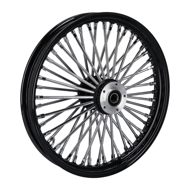 MCS radial 48 fat spoke front wheel 2.15 x 19 SF black