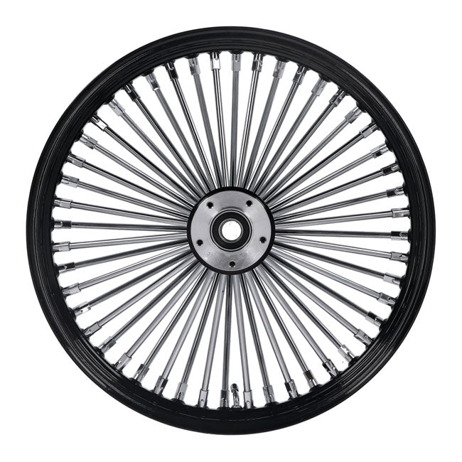 MCS radial 48 fat spoke front wheel 2.15 x 19 SF black