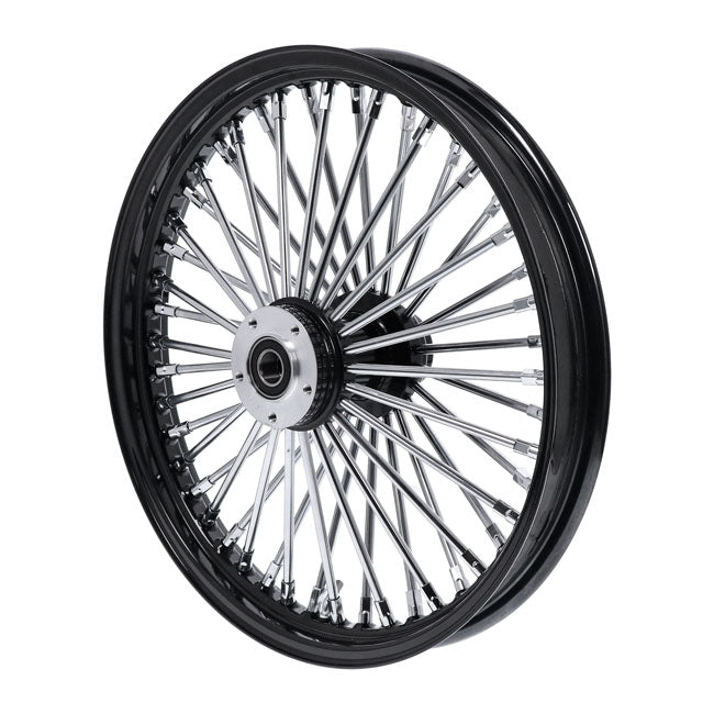 MCS radial 48 fat spoke front wheel 2.15 x 19 SF black