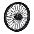 MCS radial 48 fat spoke front wheel 2.15 x 19 SF black