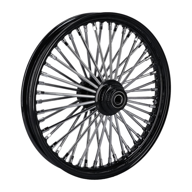 MCS radial 48 fat spoke front wheel 2.15 x 19 SF black