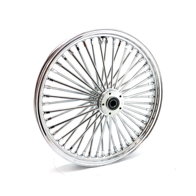 MCS radial 48 fat spoke front wheel 2.15 x 21 SF chrome