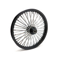 MCS radial 48 fat spoke front wheel 2.15 x 21 SF black — 04-05 FXDWG