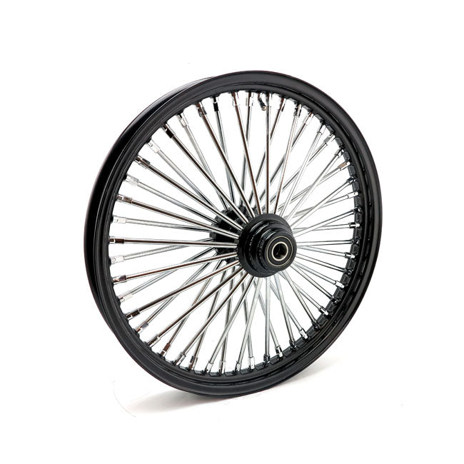 MCS radial 48 fat spoke front wheel 2.15 x 21 SF black — 04-05 FXDWG