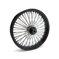 MCS radial 48 fat spoke front wheel 3.50 x 21 SF black — 04-05 FXDWG