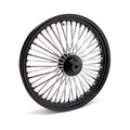 MCS radial 48 fat spoke front wheel 3.50 x 23 SF black — 04-05 FXDWG
