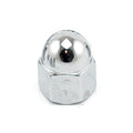 Colony, 1/4-28 acorn nuts chrome. Low Crown