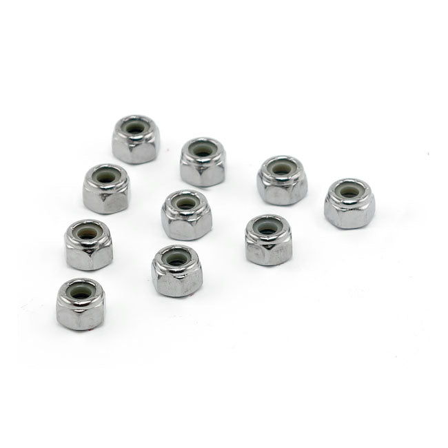 Colony 5/8-18 nylon insert lock nuts chrome