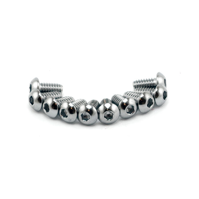 Colony 5/16-18 x 1-3/4 button head allen bolts chrome