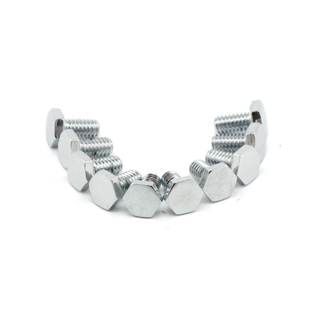Colony 1/4-20 x 1-1/4 hex head bolts chrome